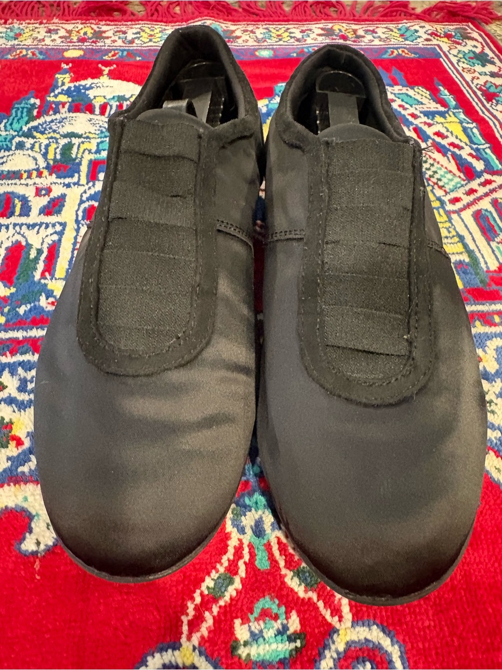 Zara Black Slip-On Casual Loafers